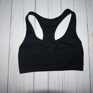 Champion small black elastic sports bra